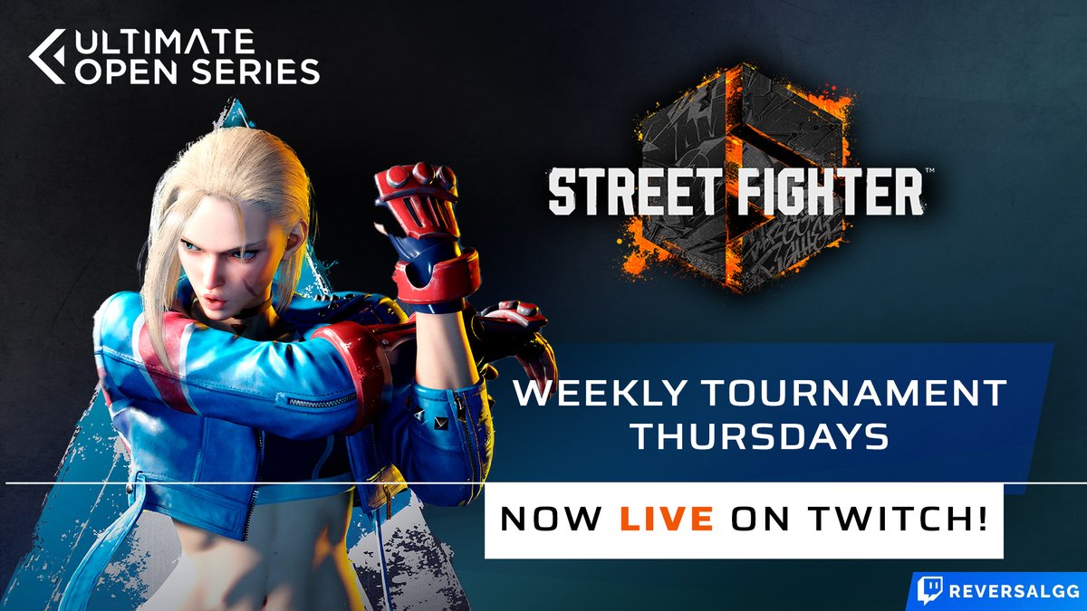 The first Ultimate Open Series EMEA on #SF6 is now live!

Featuring:
🇦🇪 <a href="/Bigbird_fgc/">Adel</a>
🇫🇷 <a href="/MistahCrimson/">AEG Mister Crimson</a>
🇦🇪 <a href="/FGC_Angrybird/">AngryBird</a>
🇫🇷 <a href="/Akainuuuuu/">Akainu</a>

and DBFZ very own's 🇫🇷 <a href="/wadefgc971/">IZI | Wade</a>

📺 twitch.tv/reversalgg