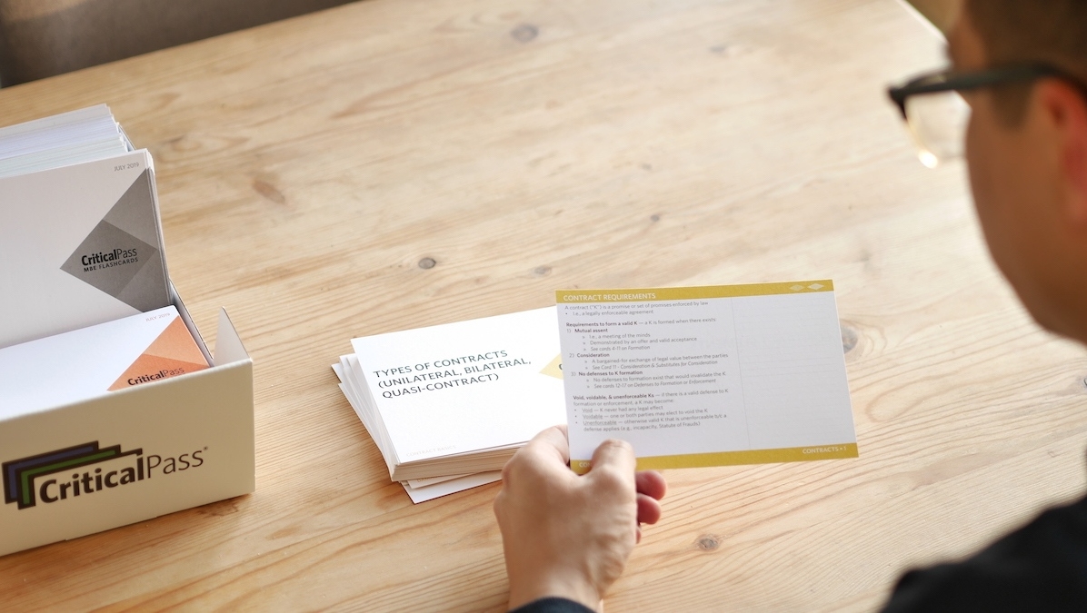 CriticalPass's tweet photo. Studying for the bar exam is no easy task, but luckily we've compiled ways to help make studying easier. Click here to learn the failsafe way to analyze contracts questions on the bar exam: https://t.co/SPNYyVctxS https://t.co/hqd8nsmthY