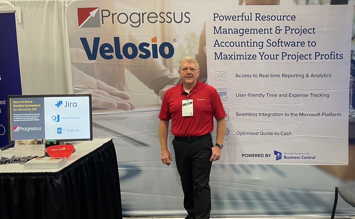 velosio's tweet image. We&apos;re here at the @AIANational Architecture Expo! 

Stop by at booth #969 to learn the power of Progressus Advanced Projects 💻 

#A23Con #ProjectAccounting