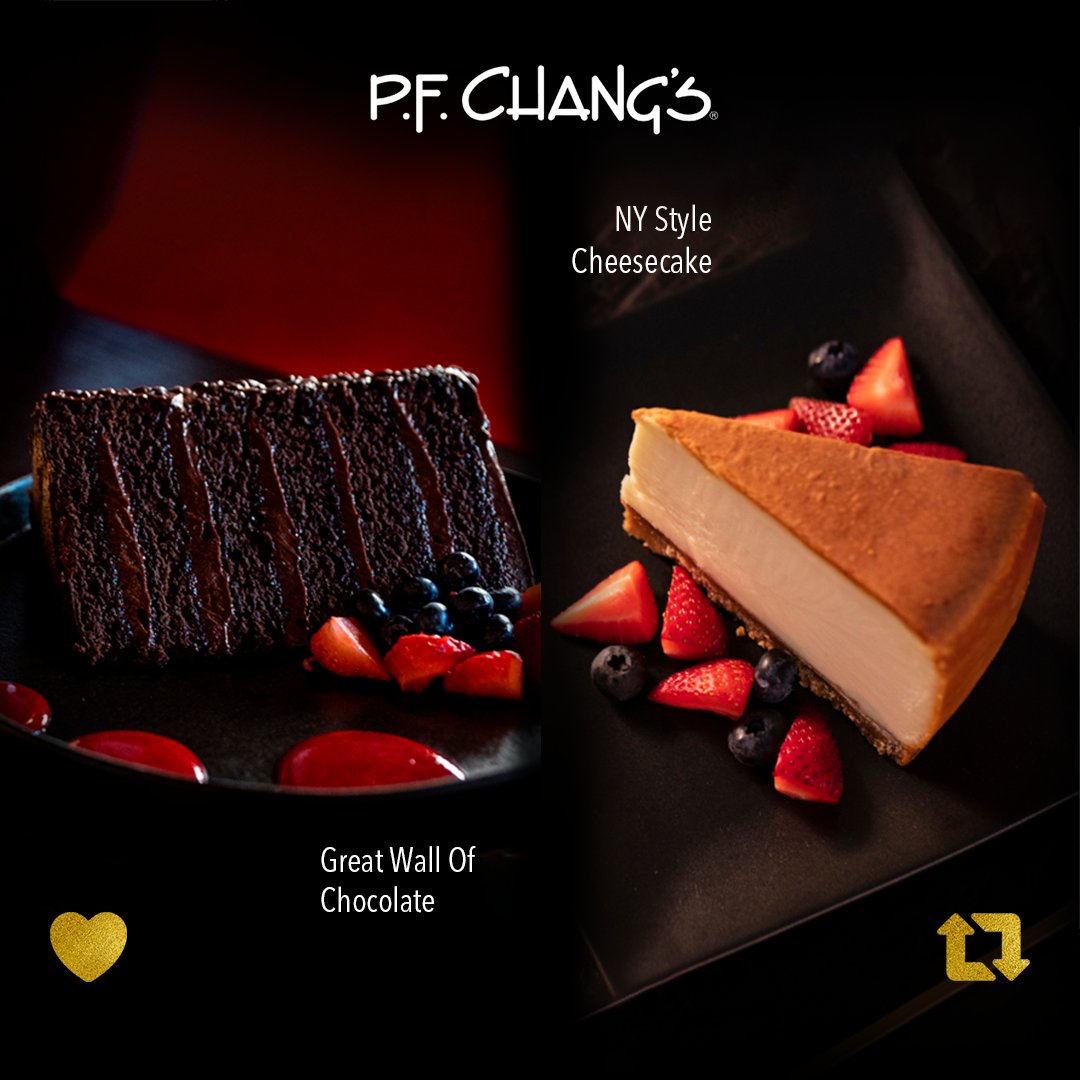 FAV o RT para tu postre fav para compartir este día. 🥧🍰

#PFChangsMx