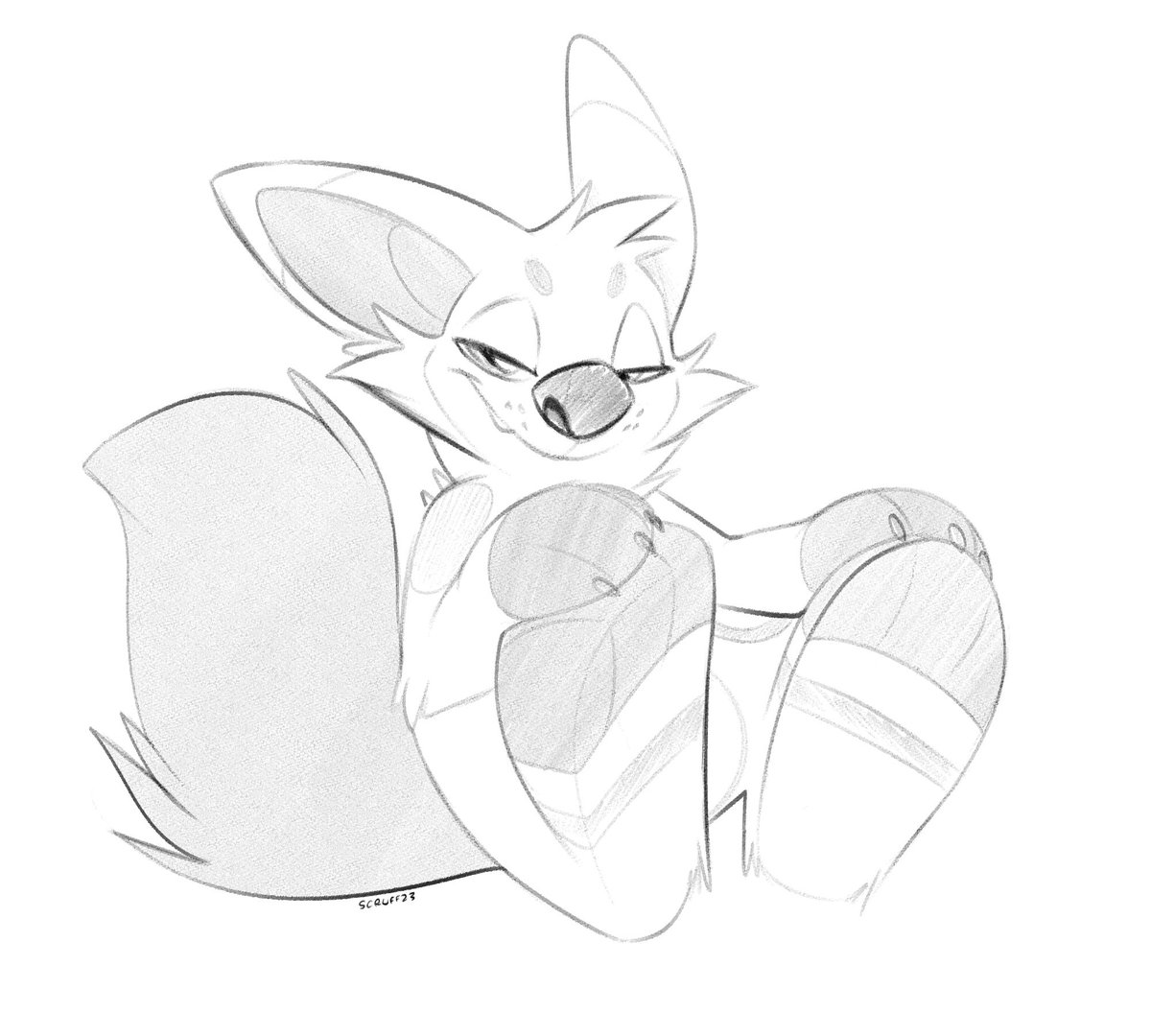 Wanted to show some art I got from <a href="/ScruffKerfluff/">Scruff</a> &lt;3