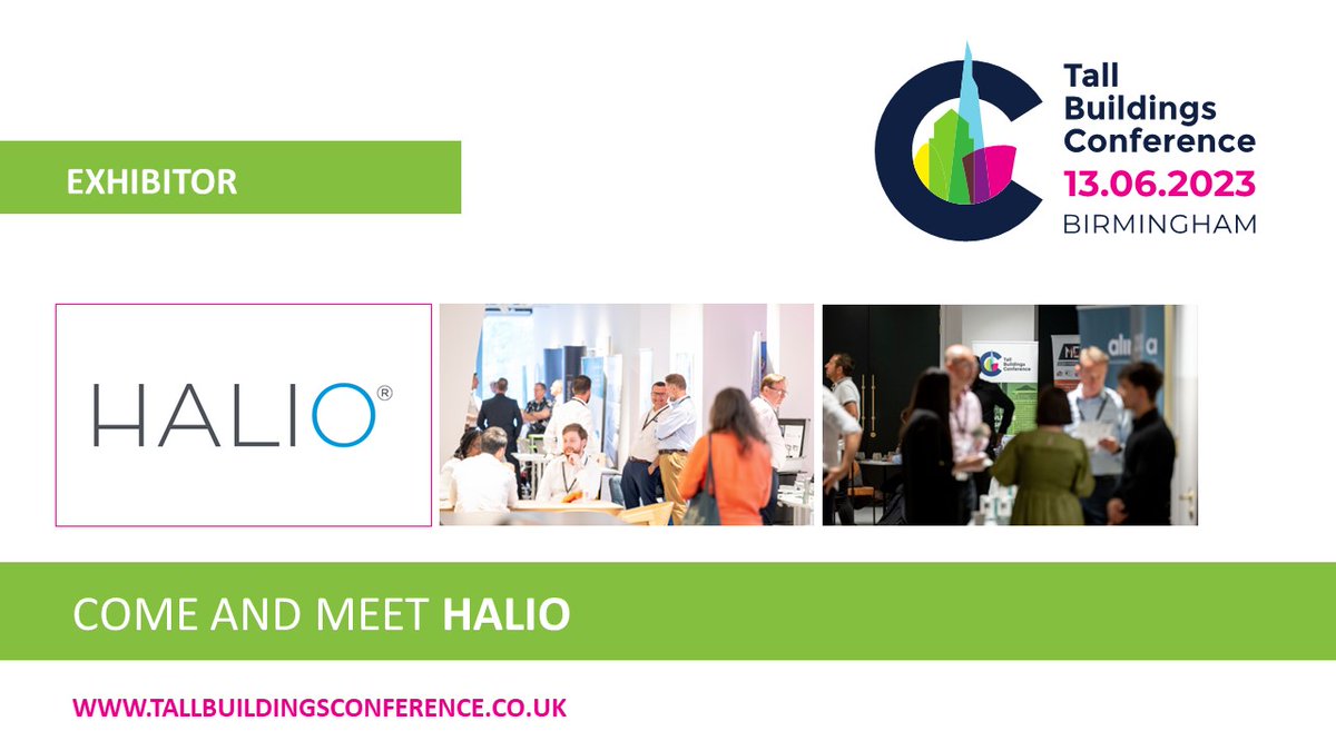 We look forward to exhibiting at the Tall Buildings Conference in Birmingham next week! Please stop by our table to discuss making your next project sustainable and resilient with #HALIOsmartglass.

Can't make it to the show? Schedule a virtual demo today: halioinc.com/request-demo/