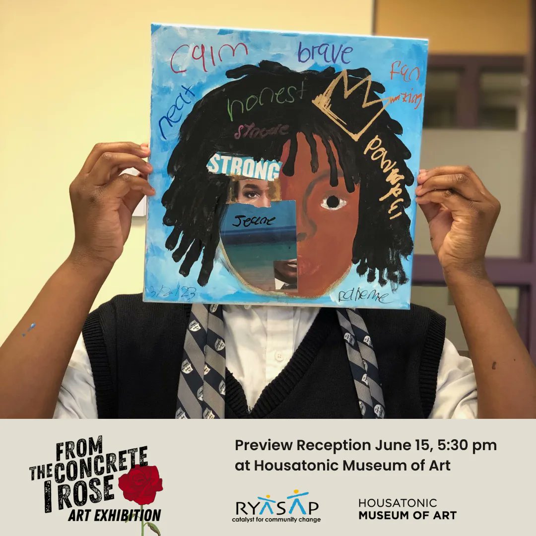 catalystinct's tweet image. Join us June 15 for an evening of art &amp;amp; inspiration! “From The Concrete I Rose” Art Exhibition is inspired by Tupac Shakur's poem, "The Rose that Grew from Concrete," and examines the power of art to transform young lives. RSVP for free: buff.ly/3MMYIpy