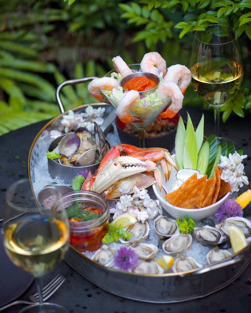 Happy #WorldOceanDay! To celebrate we are launching a new menu item tomorrow, be one of the first to enjoy our 100% #OceanWise Chilled BC Seafood Platter 🦐🦀🦪