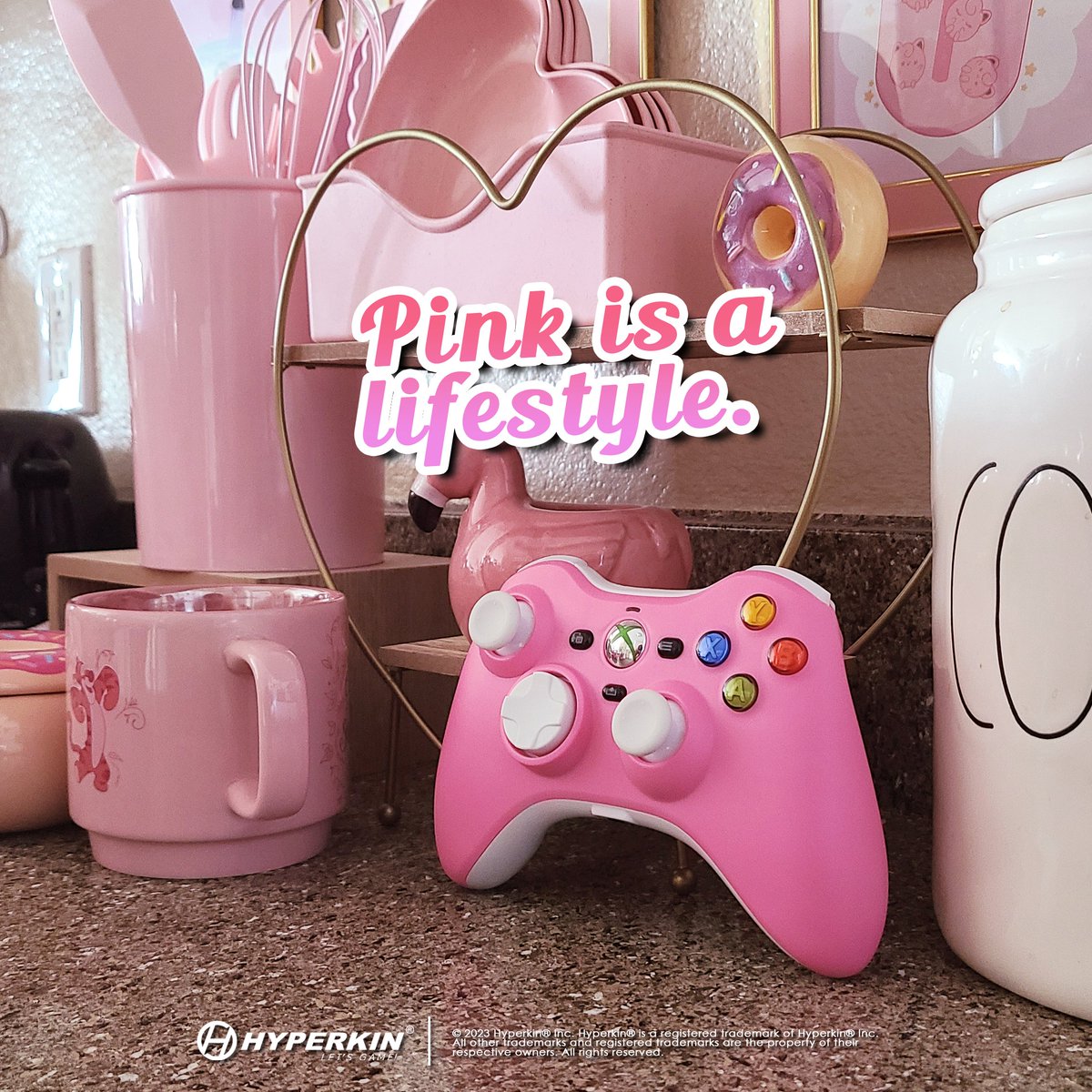 Hyperkin's tweet photo. A controller worthy of @ReeseW. Sometimes #pink is more than just a color. Accessorize accordingly with the pink Xenon for Xbox Series X|S/Xbox One/Windows 10|11! Officially licensed by @xbox!
🩷Available NOW at Hyperkin Store: https://t.co/BjSQL6Xdkp
#Keep05Alive https://t.co/ZnCCQUSFwF