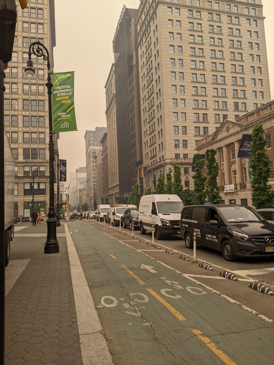 NYers look outside to see toxic smoke covering our state. The sky an orange dystopian hue.

This is our future, choking on outdated, fracked gas! 
I call on @CarlHeastie and @DeborahJGlick to pass #NYHEAT and the Climate Superfund Act before the session ends! To change our fate.