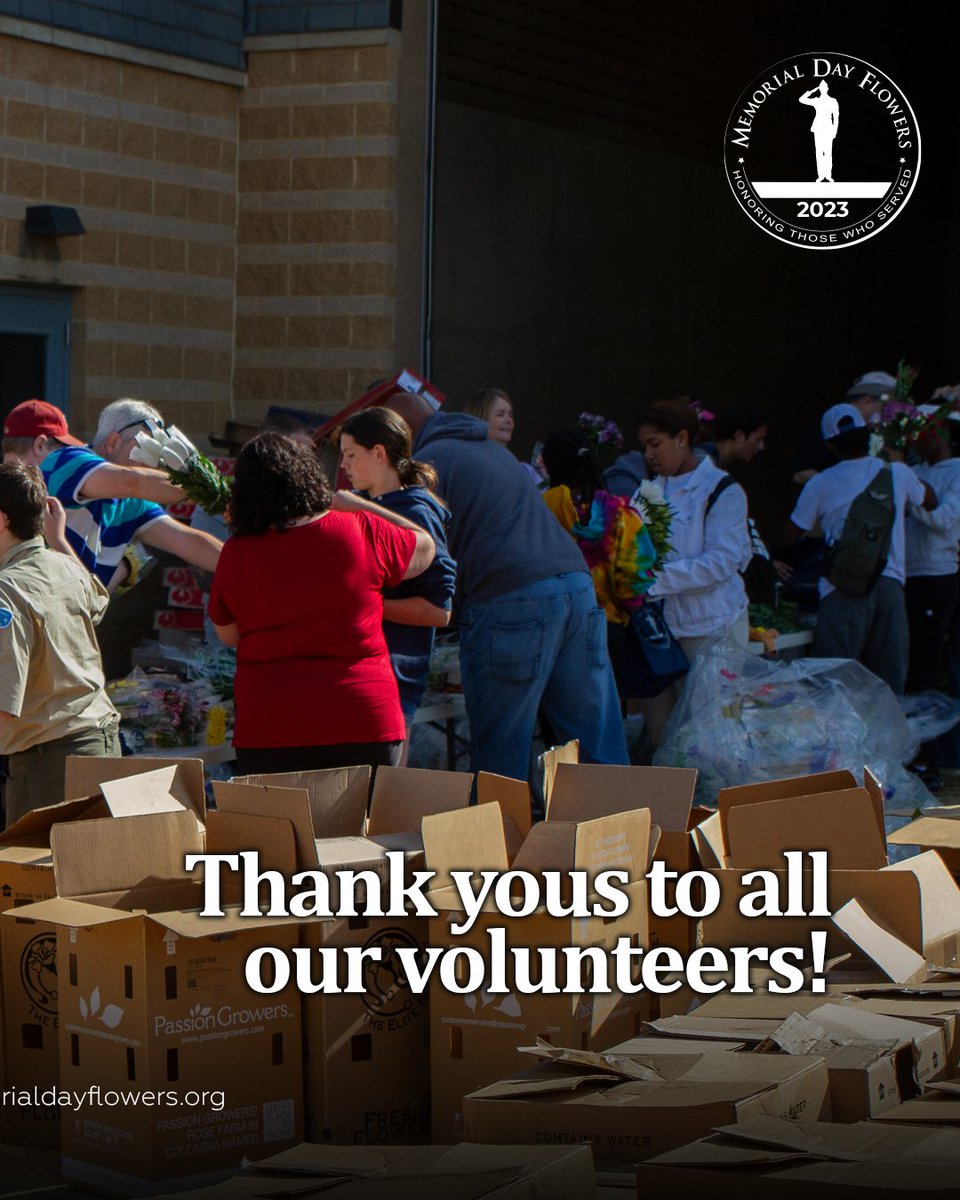memdayflowers's tweet photo. You beautifully embodied the spirit of community and made the day a cherished memory for everyone. Thank you for being the backbone of this event! 🌹💐#authenticcommunity #volunteerappreciation #flowersofremembrance #thankyou https://t.co/BHTLPkMja6