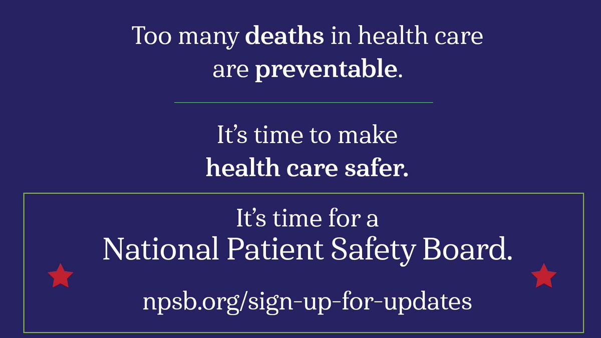 National Patient Safety Board Advocacy Coalition tweet media