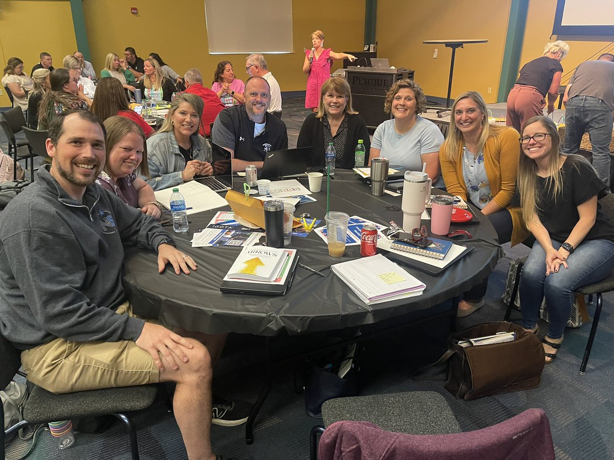 Green Meadows Intermediate, Blue Ridge Primary, <a href="/SuncrestElem/">Suncrest Elementary</a>, and Frankfort Middle School administrators are learning lots at the Wabash Valley Education Center’s Administrator’s Academy today! It was great to have time to collaborate and learn from each other! #hotdogexcellence