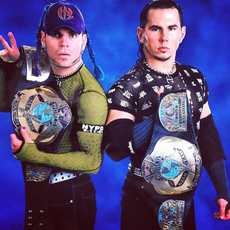 Hardy Boyz as WCW Tag Champs