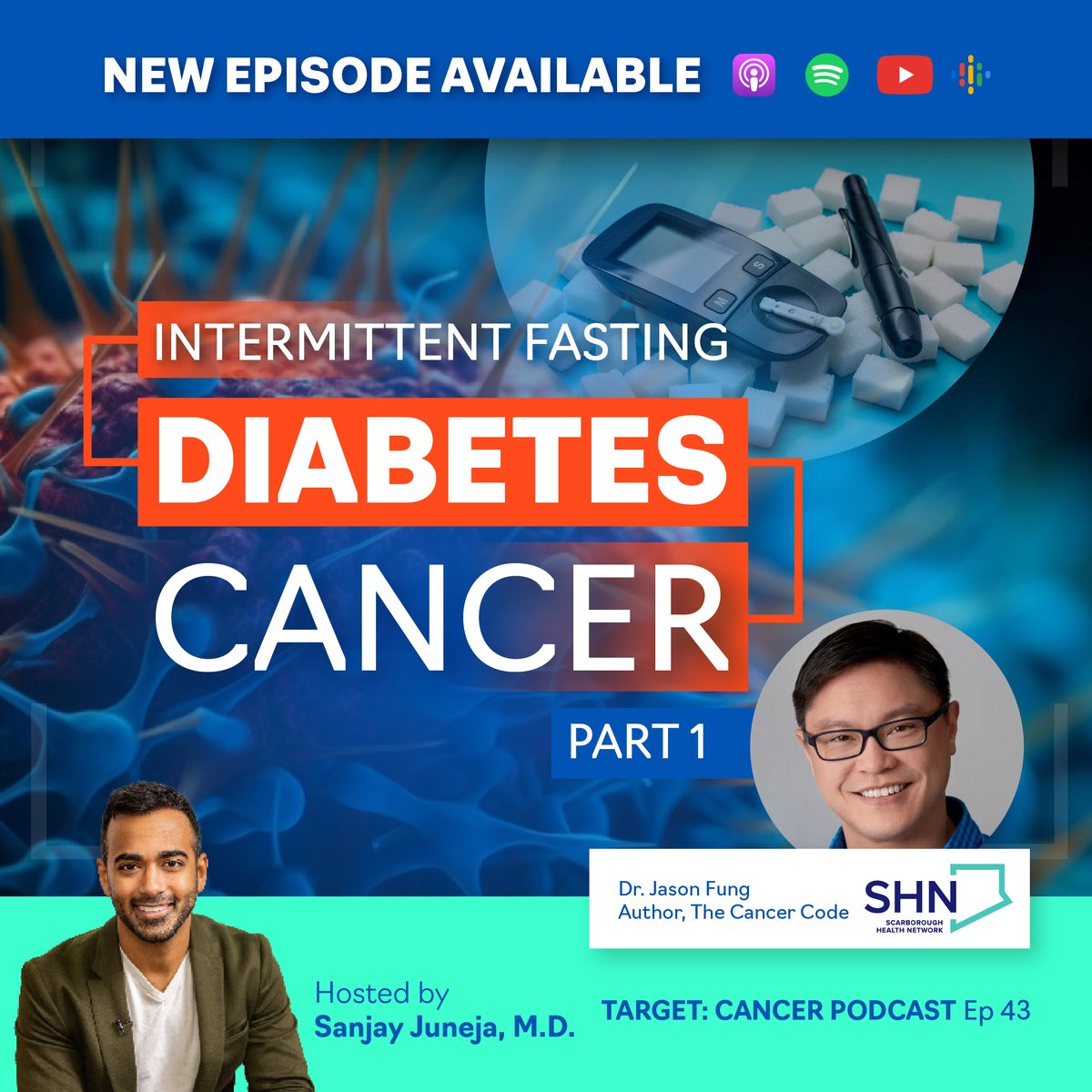 xCures (@xcures_platform) on Twitter photo New TARGET: Cancer Podcast episode is out!
The Surprising Link Between Intermittent Fasting, Diabetes, and Cancer. With <a href="/drjasonfung/">Dr. Jason Fung</a>
Watch now ▶️ : youtu.be/RrGK3abwv0Q
Hosted by @theoncdoc
#insulinresistance #fastingbenefits #intermittentfasting #diabetes #drjasonfung New TARGET: Cancer Podcast episode is out!
The Surprising Link Between Intermittent Fasting, Diabetes, and Cancer. With <a href="/drjasonfung/">Dr. Jason Fung</a>
Watch now ▶️ : youtu.be/RrGK3abwv0Q
Hosted by @theoncdoc
#insulinresistance #fastingbenefits #intermittentfasting #diabetes #drjasonfung