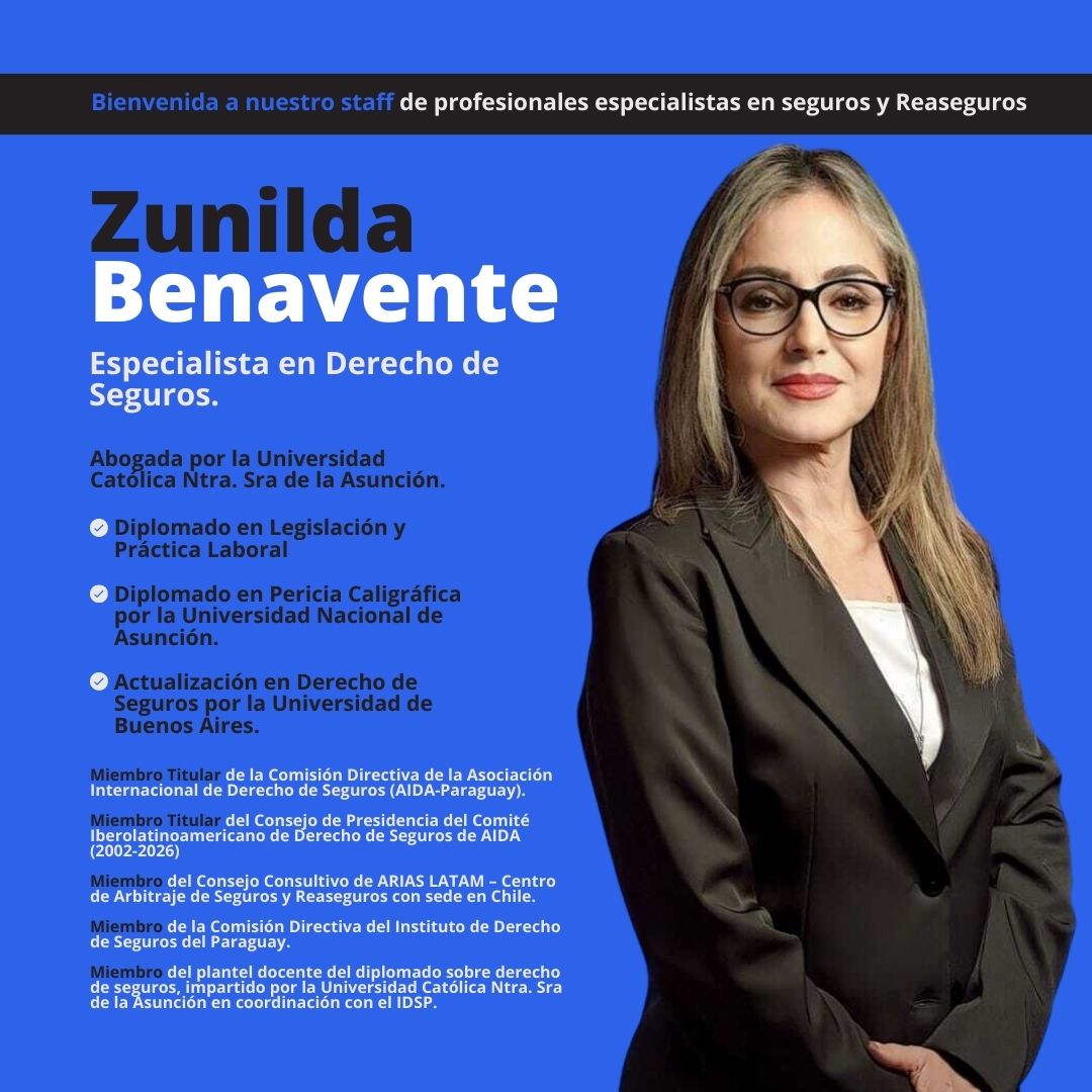PSTBNLawFirm's tweet photo. Estamos creciendo y se suma al equipo la Abog.  Zunilda Benavente, especialista en Derecho de Seguros para brindar la mejor atención a cada cliente y cubrir todas sus inquietudes 👏🏼👏🏼

#PSTBN #abogados #abogada #DerechoSeguros https://t.co/MTBM8PRvWv