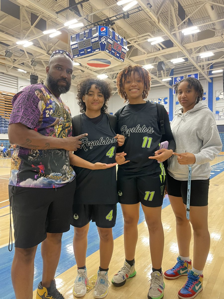 LadyBballDBHS's tweet photo. Great seeing a couple of our ladies playing in the FSU Team Camp! 
#11 Junior @_Desaya_ and #4 Junior Leilani Grice w/ incoming freshman @evonmur16 and @CoachDMurphy151  #EagleNation #LadyEagles #wbb #ballislife https://t.co/CW4HmXKiTQ