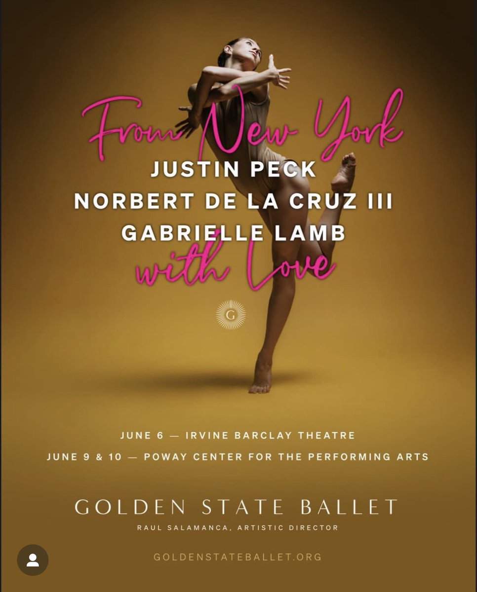 Great to be part of this! Premiere last night in Los Angeles, performances in San Diego on Friday and Saturday @WMClassical @SignumRecords #GoldenStateBallet