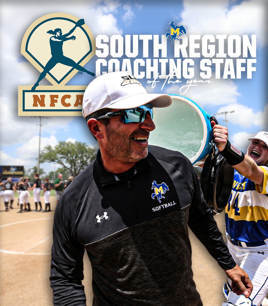 Congratulations to Head Coach James Landreneau and the McNeese coaching staff on being named the ATEC/NFCA South Region Coaching Staff of the Year!

#EarnedEveryDay