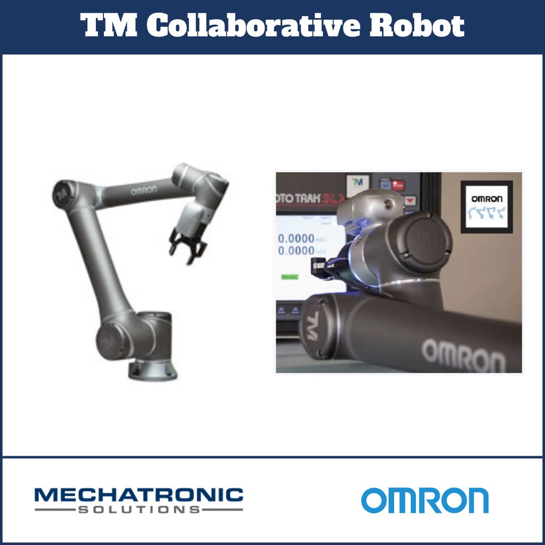 MechatronicSol's tweet image. Omron&apos;s Collaborative robot for assembly, packaging, inspection and logistics.

Comes standard with integrated camera for easy pick &amp;amp; place setup.
@OmronAutomation
#SemiconductorAutomation
#OmronRobotics
#CollaborativeRobots