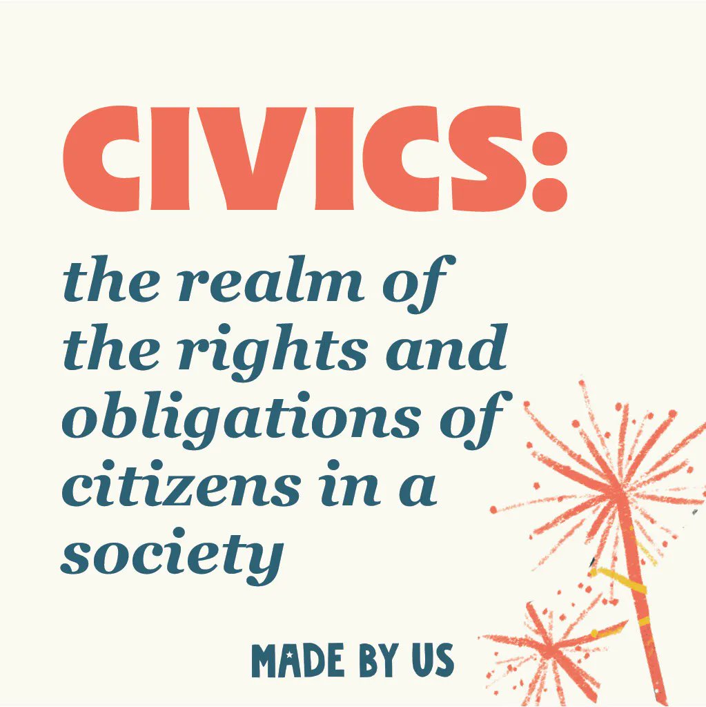 It's #UtahCivicSeason! 🥳 What do we mean by civics anyway? Is there more to civics than #voting every few years? Our friends at History Made By Us have created a handy guide to help you out 👉 bit.ly/3Ch4L0H. #UtahHistory #CivicEngagement #LearnHistoryMakeHistory