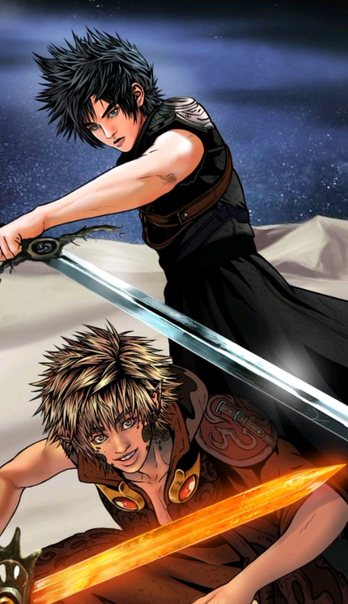 Keyhlanwolf's tweet image. Working on another chapter ~

#WebtoonCanvas #digitalart 

#digitalcomic