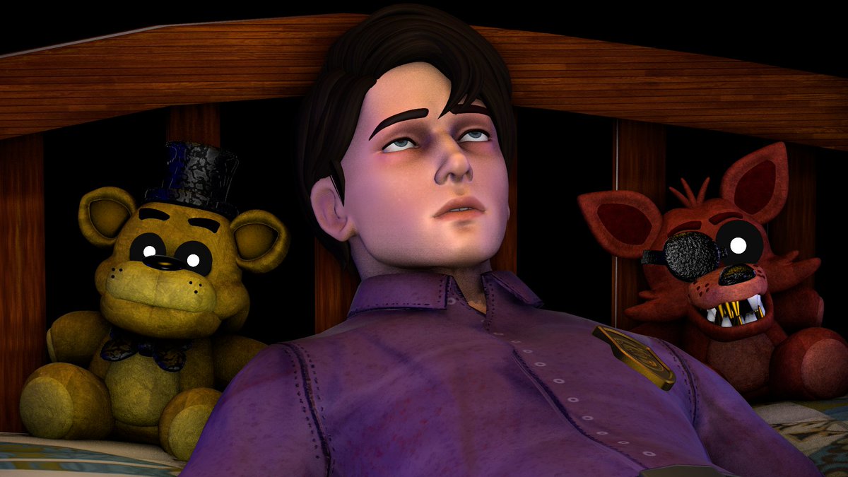 They are watching you guys, they are looking at what you are looking at 👁️👁️ #michaelafton #SFM #foxy #goldenfreddy #FNAF #poster