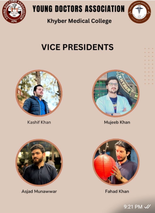 ydakmc's tweet photo. YDA Khyber Medical College proudly presents its new cabinet, driven by unwavering determination and fresh aspirations. 

#YDAKMC https://t.co/AYJXacEFTV