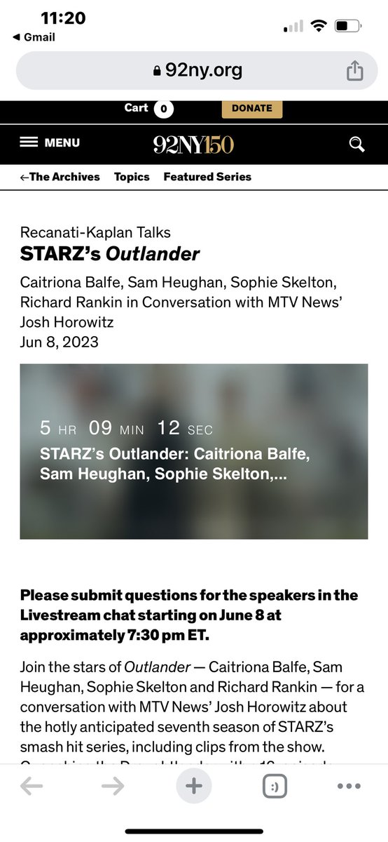 I’m
Sooo excited #Outlander #thefrasers @Outlander_STARZ