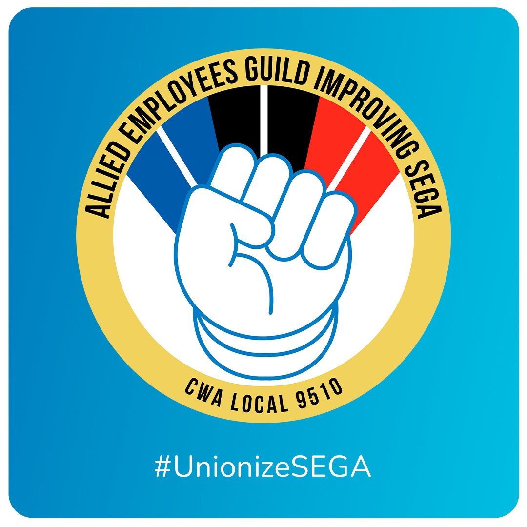 takesAEGIS's tweet image. We are disappointed that Sega management has decided to interfere in our democratic right to organize leading up to the NLRB mailing out our ballots on June 16. 🔽