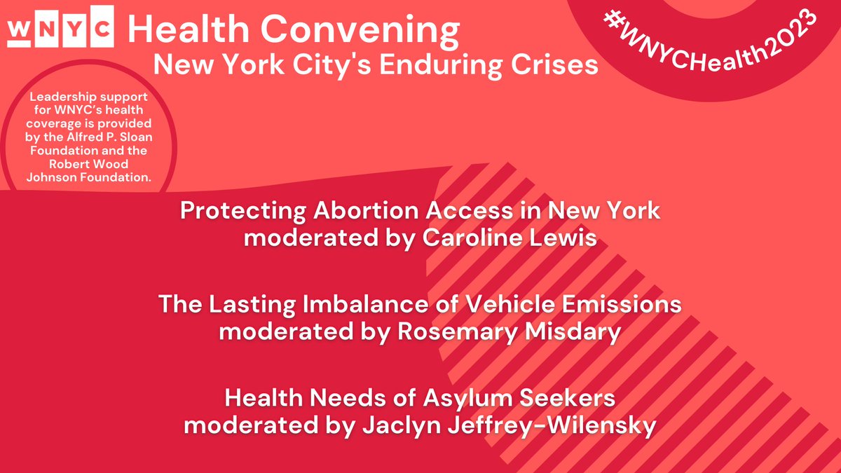 STARTING NOW: @WNYC/@Gothamist is holding its annual health convening today via YouTube and @TheGreeneSpace Topic: New York City’s Enduring Crises youtube.com/watch?v=SjU8D5…