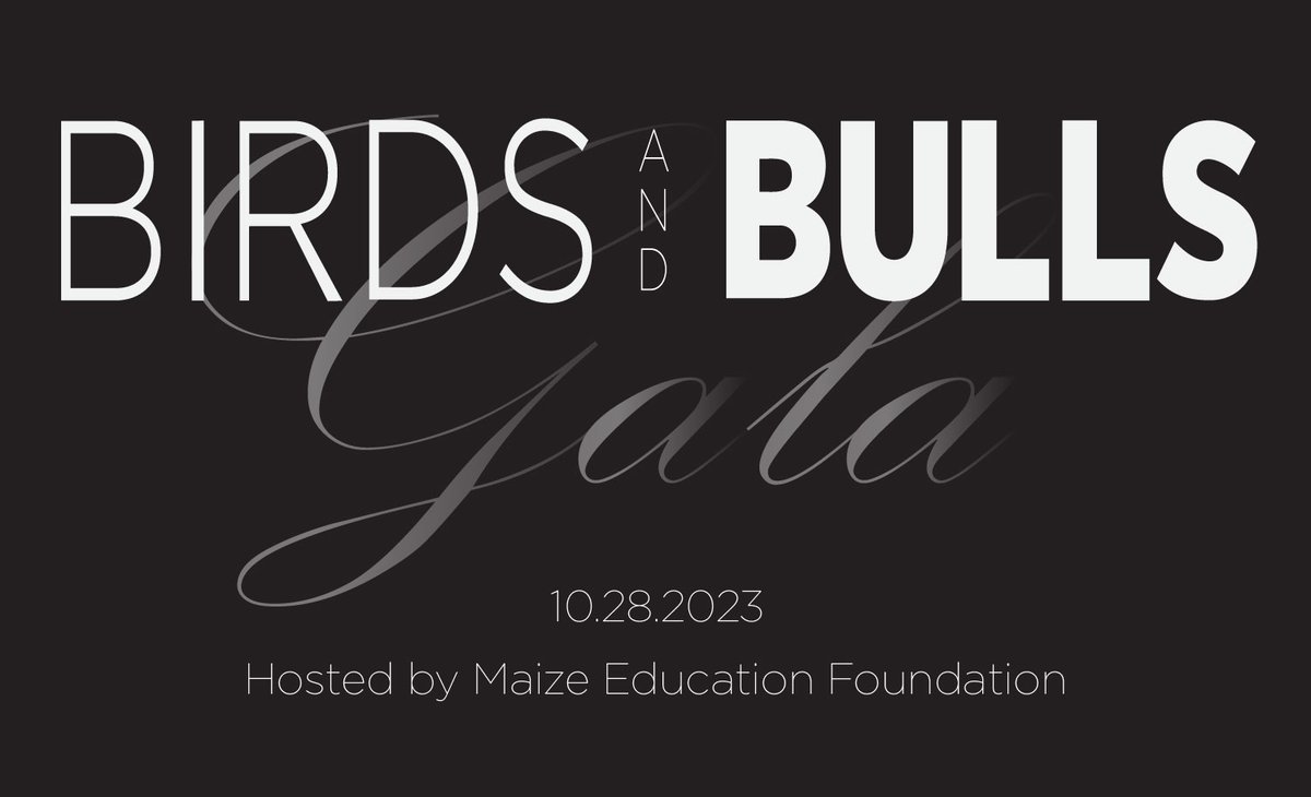 Maize Education Foundation (@maizefoundation) on Twitter photo Announcing the Birds & Bulls Gala - a dinner to benefit every school in <a href="/maize266/">Maize USD 266</a> - presented by <a href="/CUofAmerica/">Credit Union of America</a>.
Mark your calendars, and get on the mailing list at bit.ly/MEF_Signup. Details & ticketing info later this summer.
Together, we can help Maize students succeed. Announcing the Birds & Bulls Gala - a dinner to benefit every school in <a href="/maize266/">Maize USD 266</a> - presented by <a href="/CUofAmerica/">Credit Union of America</a>.
Mark your calendars, and get on the mailing list at bit.ly/MEF_Signup. Details & ticketing info later this summer.
Together, we can help Maize students succeed.