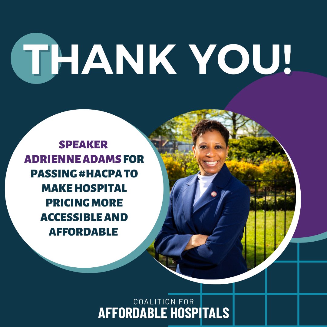 C4AH_NY's tweet photo. Thank you to Speaker @NYCSpeakerAdams for standing up for New Yorkers and taking action to make healthcare and hospital prices more open and affordable. #HACPA https://t.co/KlBfkCH6Mi
