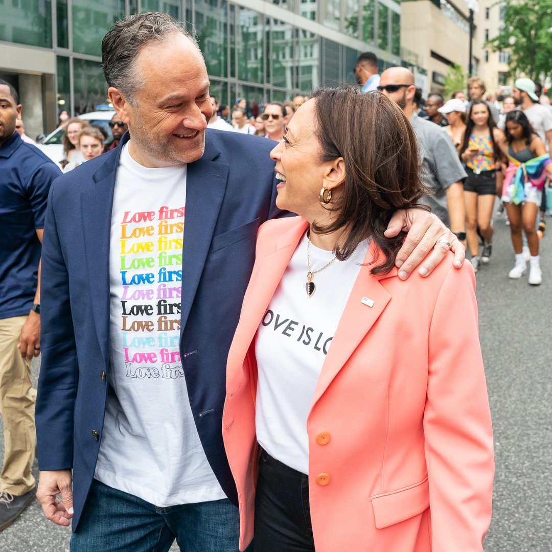 My message to LGBTQ+ Americans: No one should fear loving who they love. 

We will continue to stand up for the LGBTQ+ community. And we will fight with pride.
