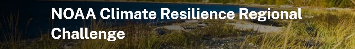 COMING SOON:
A competitive funding opportunity focused on coastal resilience.
coast.noaa.gov/funding/ira/re…
