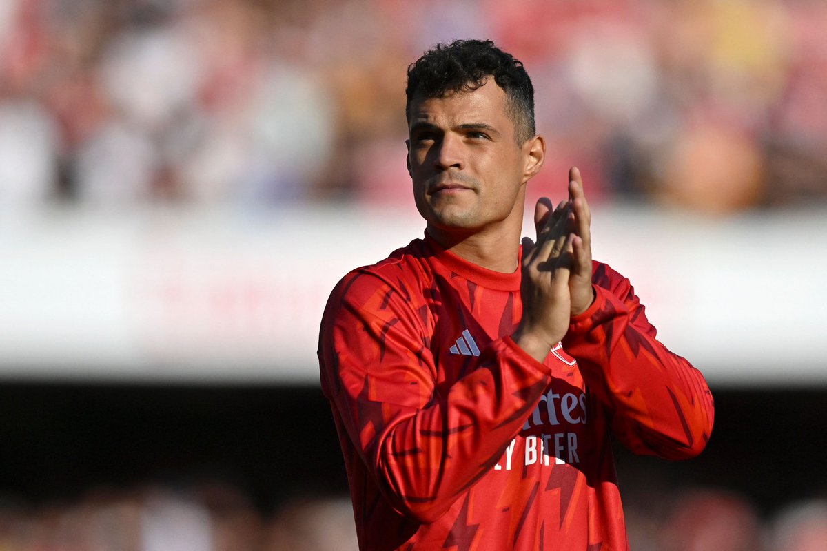 FabrizioRomano's tweet photo. Understand the agreement between Granit Xhaka and Bayer Leverkusen is still valid, sealed and confirmed at this stage. He accepted one month ago 🚨🔴⚫️ #BayerLeverkusen

Arsenal will only give the green light once they sign new midfielder with Declan Rice as priority target. #AFC https://t.co/gBy3wOQeZJ