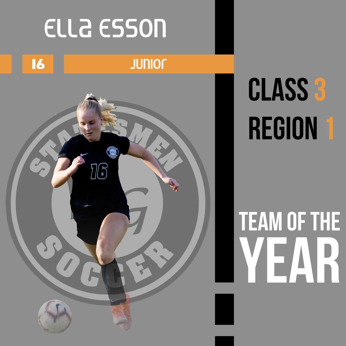 Class 3 Region 1 Team of the Year members!