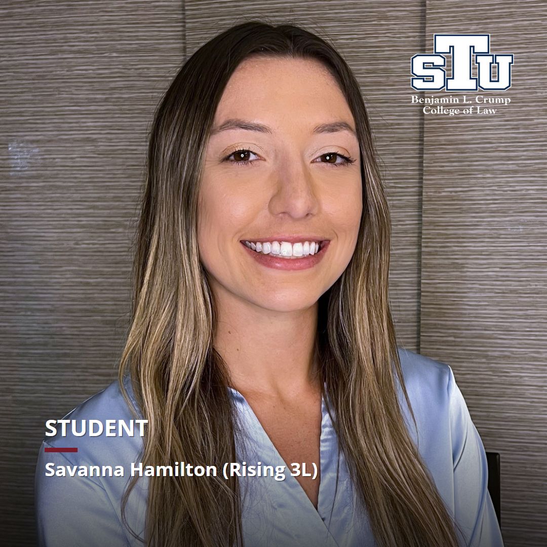 STU Law student Savanna Hamilton (rising 3L) has won First Place in the Federal Bar Association Admiralty Law Section Writing Competition with her paper “An Arctic Meltdown: A Case Study on the Changing Arctic with the Rise of Geopolitical Competition and...

#STUMiami #STULaw