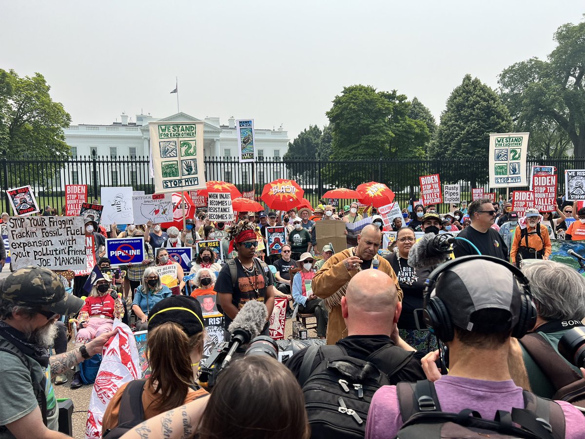 Biden must stop all new fossil fuel projects, phase out existing ones, and declare a climate emergency. #StopMVP