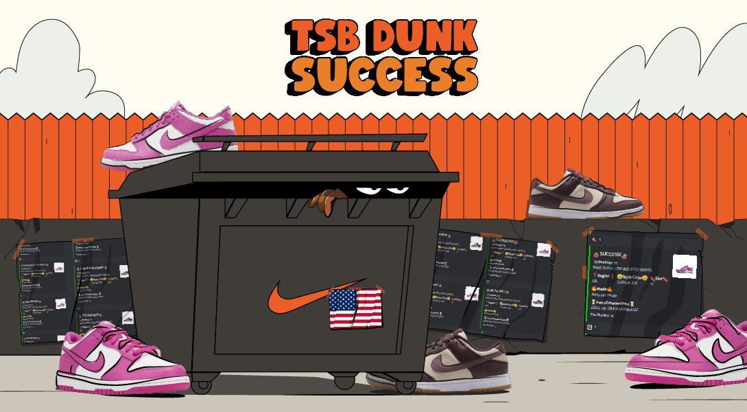 2 Nike Dunks on the menu today🍳
Our fam in the US copped preparing for some serious heat in the coming weeks🔥🔥
Retweet to win 1x TSB💩