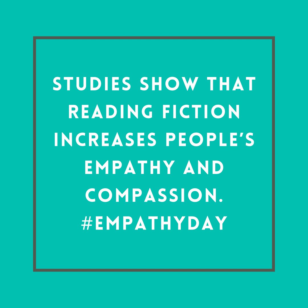 Studies show that reading fiction increases people’s empathy and compassion. #empathyday

#empathy #reading #ficton #books #bookfest #bookfestival #childrensbookfest #childrensbooks #readingcharity #bookcharity #chichester