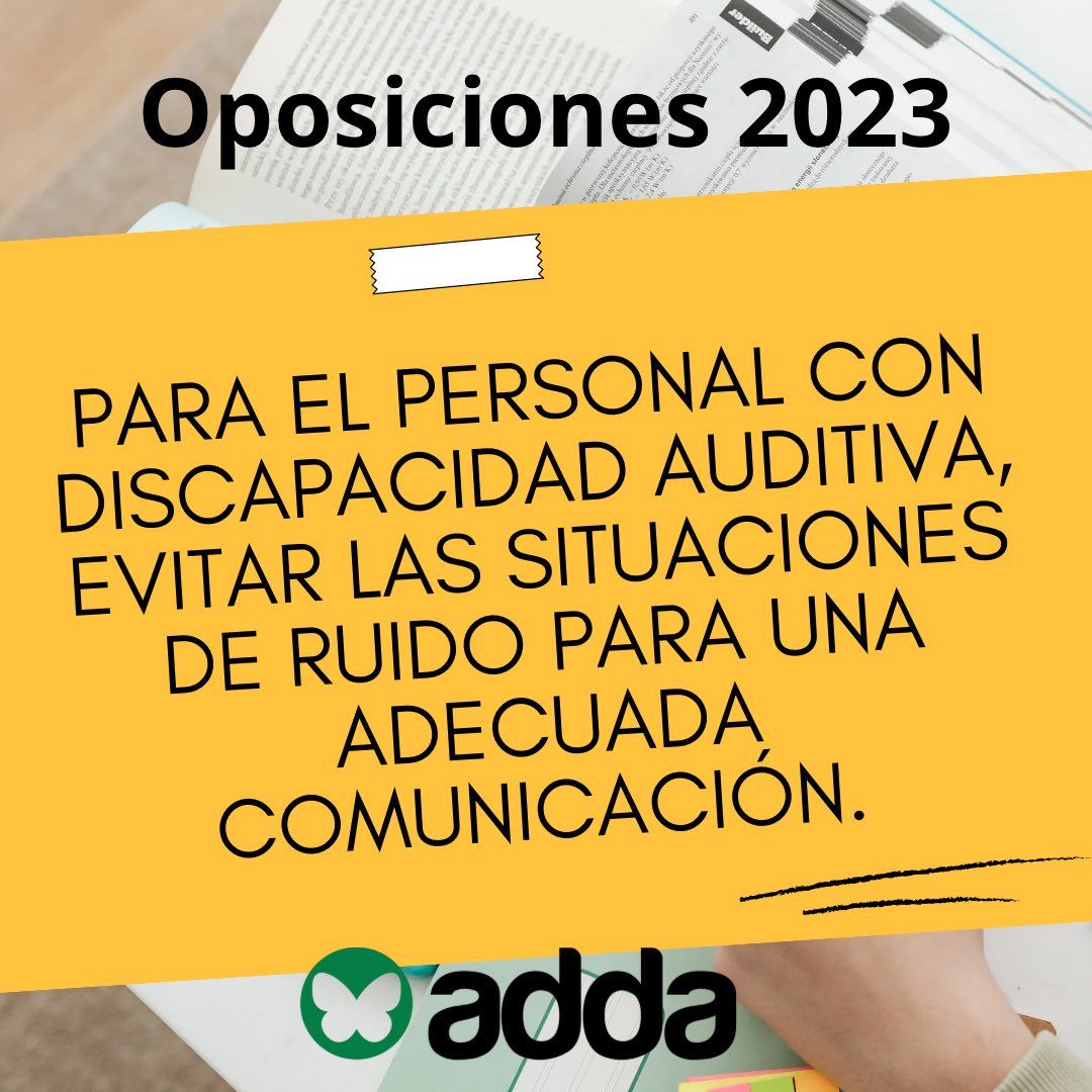 AddaAndalucia's tweet photo. Medidas necesarias para garantizar la igualdad de oportunidades en los tribunales de aspirantes con discapacidad en las oposiciones 2023 de docentes de Andalucía.
2/3 https://t.co/F6xx13mqtv