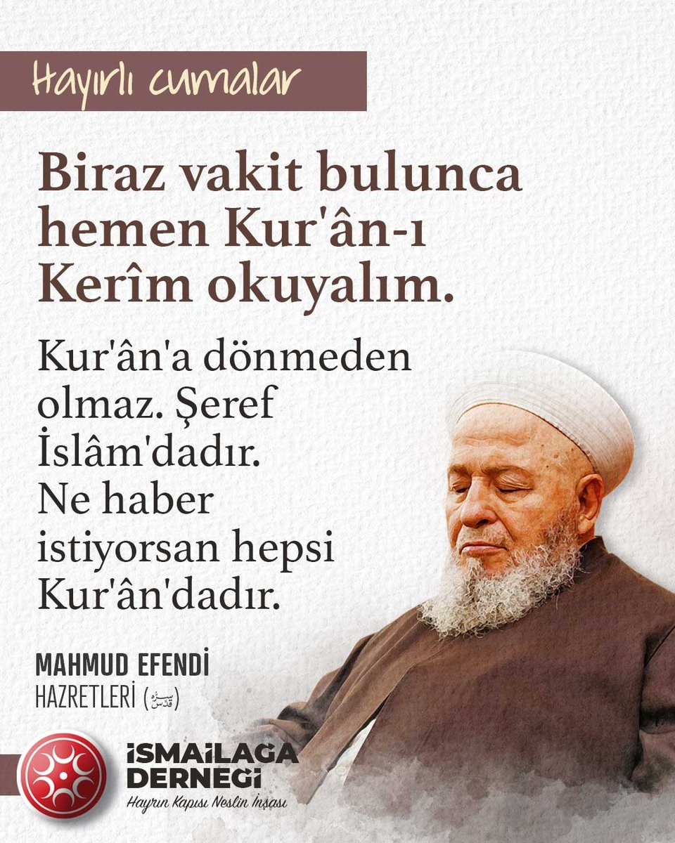 #HayırlıCumalar
Cumamız Mübarek Olsun, Hayırlı Cumalar