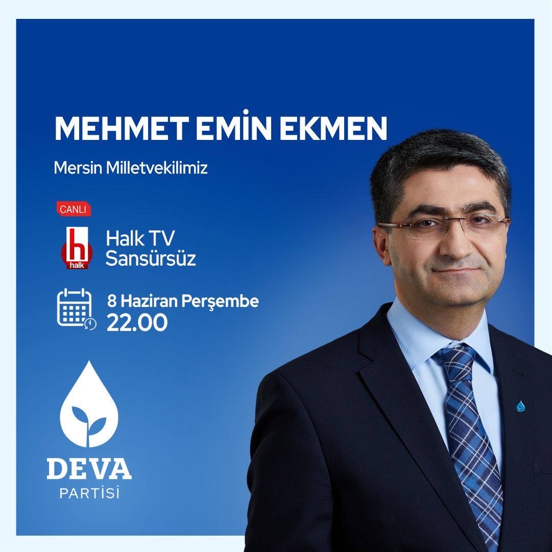 ⁦<a href="/devapartisi/">DEVA Partisi</a>⁩ ⁦<a href="/alibabacan/">Ali Babacan</a>⁩ ⁦<a href="/MersineDeva/">DEVA Partisi Mersin İl Başkanlığı Resmi Hesabı ᅠ</a>⁩ ⁦<a href="/emin_ekmen/">Mehmet Emin Ekmen</a>⁩
