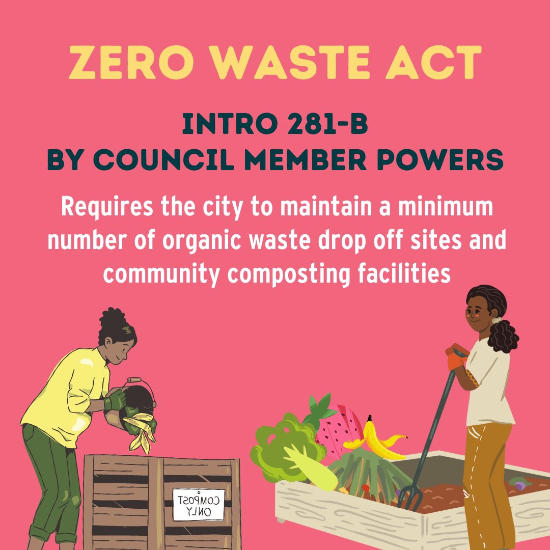 The Zero Waste Act is a testament to our collective power and unwavering commitment to sustainability. It’s critical that NYC moves from the linear model of extraction, production, disposal, and embraces a circular economy that values regeneration, sustainability, and justice.
