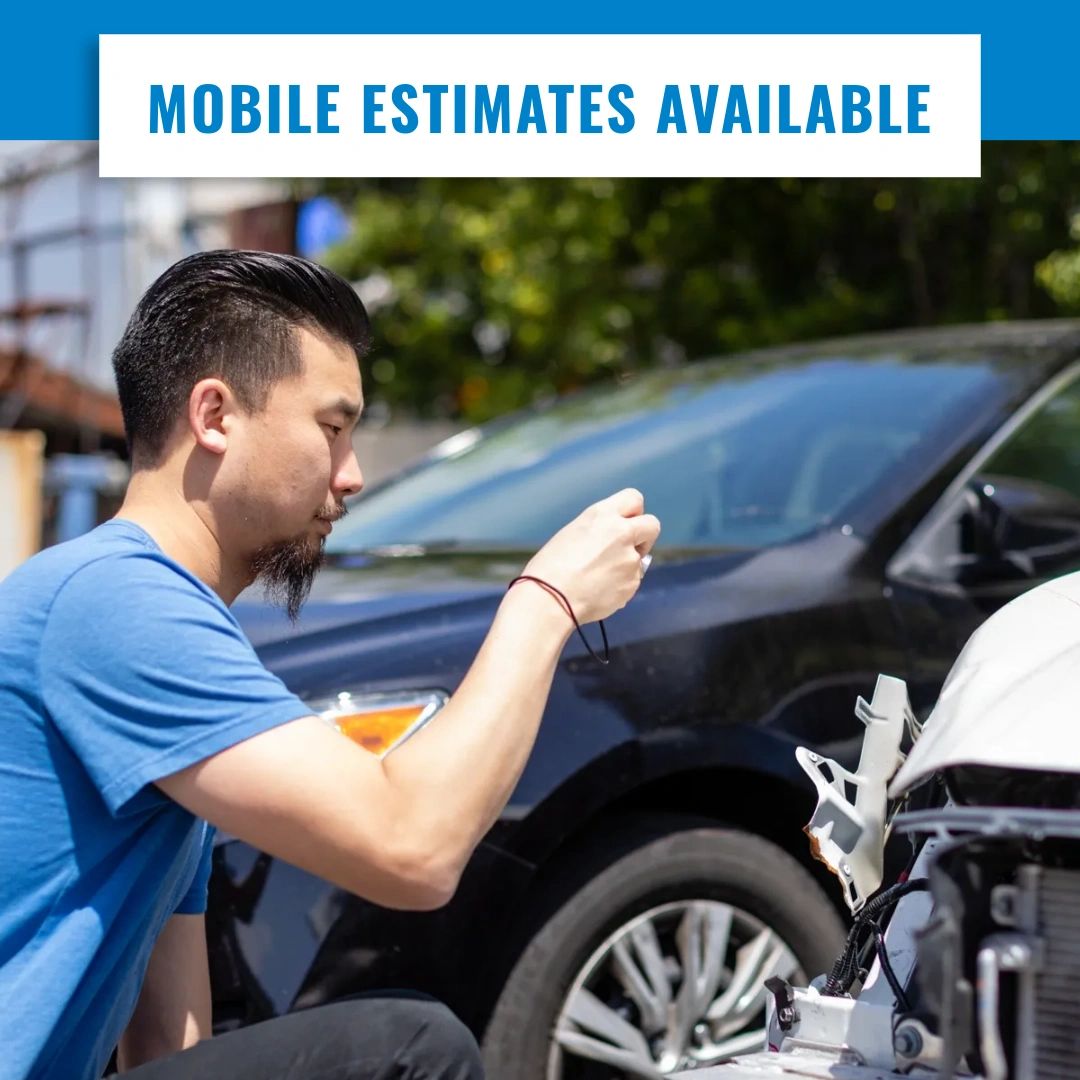 NetwrkCollision's tweet photo. It's our goal to make things easier on you, so when you need to get your repair costs estimated, know that you can ask us to take care of it with ease with our #MobileEstimates. #NetworkCollision #CollisionTechnician #CollisionRepair https://t.co/A4ySZUowKp