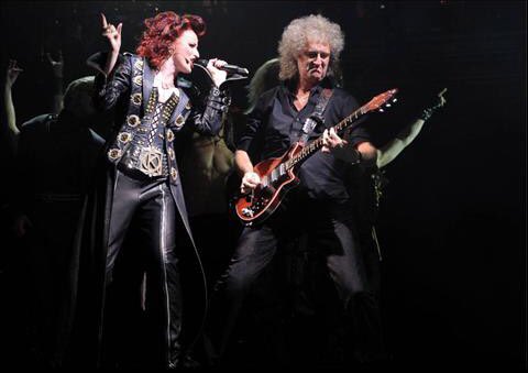 #OTD on 08/06/2011. #BrianMay played at the His Majesty's Theatre in Aberdeen, UK, during the #WeWillRockYouMusical.