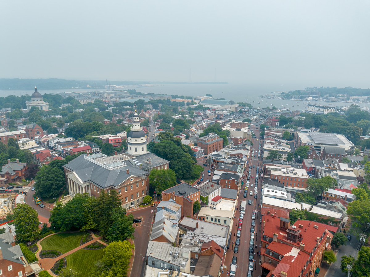 Mid-Atlantic Aerial (@midatlaerial) on Twitter photo Annapolis today as the smoke from the #CanadaFires covers our area <a href="/caitlinrothfox5/">Caitlin Roth</a> <a href="/TuckerFox5/">Tucker Barnes</a> <a href="/JustinWeather/">Justin Berk</a> <a href="/capitalweather/">Capital Weather Gang</a> Annapolis today as the smoke from the #CanadaFires covers our area <a href="/caitlinrothfox5/">Caitlin Roth</a> <a href="/TuckerFox5/">Tucker Barnes</a> <a href="/JustinWeather/">Justin Berk</a> <a href="/capitalweather/">Capital Weather Gang</a>