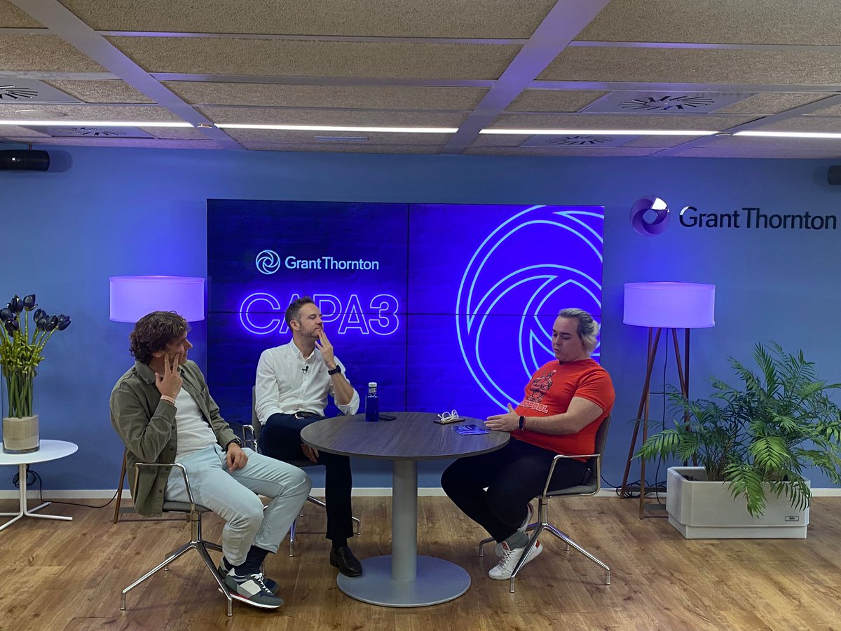GrantThorntonSp's tweet image. ¡La pregunta sobre el futuro de la tecnología en #Capa3 está en el aire! 

Iñigo no duda y apuesta por la identidad digital como clave 🔐🌐

 ¿Cuál es tu visión? twitch.tv/grantthorntonsp