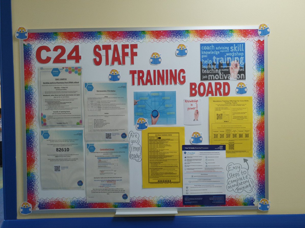C24 Training Board. Empowering self learning. ✍️💯
Is everyone at QMC EPMA ready? 🙂👩‍💻  #teamnuh  #C24surgery
