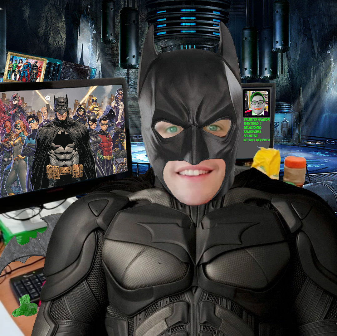 SplinterBatman_'s tweet image. Holaa, soy Splinter Batman, espero que me den la bienvenida en la comunidad @OOC_Momo