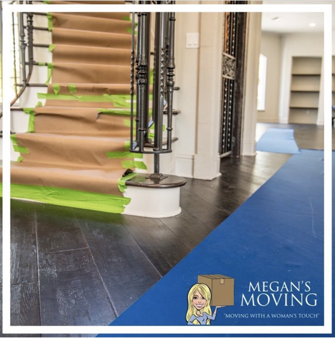 megansmovingco's tweet photo. ⚠️Safety First! ⚠️
.
One thing that makes us stand out from other moving companies is the extra steps we take to keep your home and belongings safe during your move. We use liners on the stairs, floors, and doorways to prevent scratching or marks.
.
#moving #realestate #orlando https://t.co/4FPw5j8tks