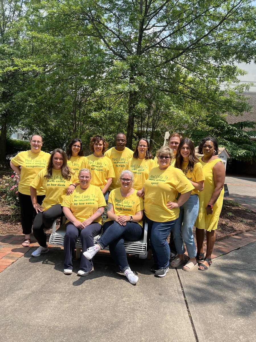 Our 6th grade teachers are pretty super, and today they proudly wore their superlative shirts! 😍