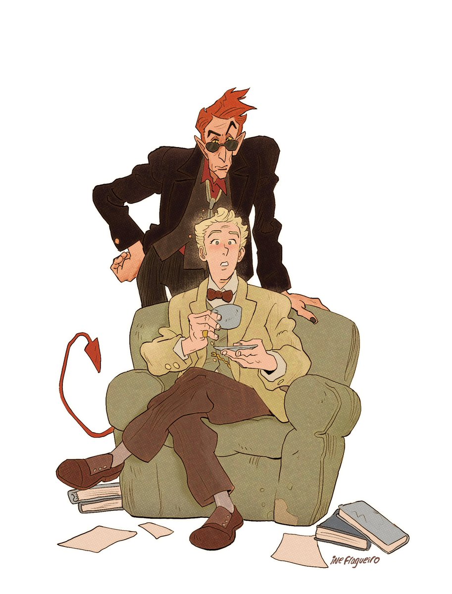 The Ineffable husbands are coming back and I couldn’t be more thrilled #goodomens